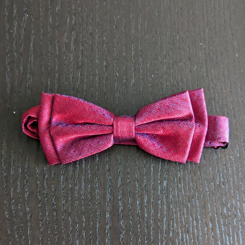 100% Silk Bowtie, Adjustable Neck, From Paris, France